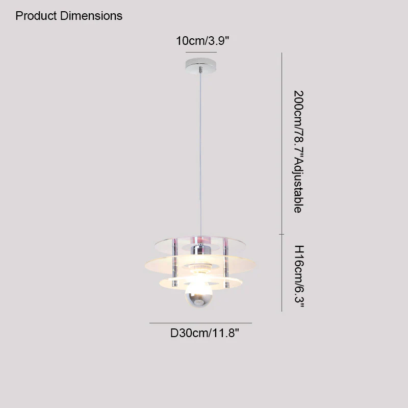 WOMO Space Age Flying Saucer Pendant Light-WM2098 - Image 43