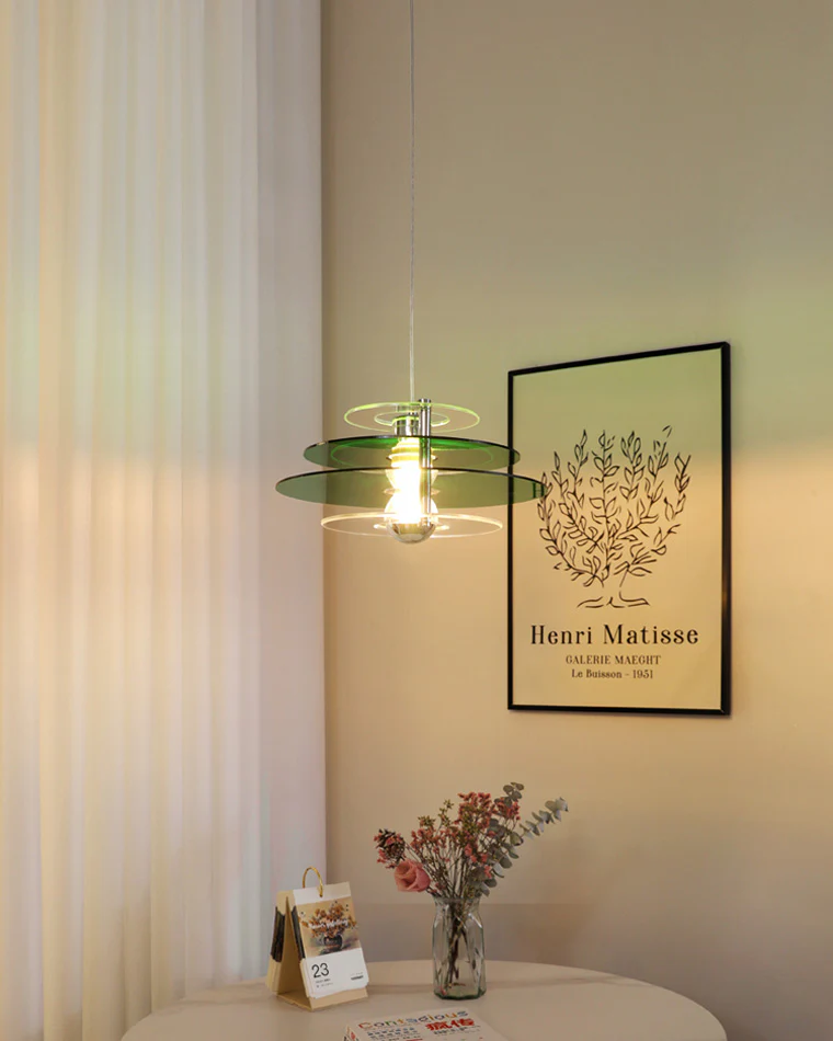 WOMO Space Age Flying Saucer Pendant Light-WM2098 - Image 5