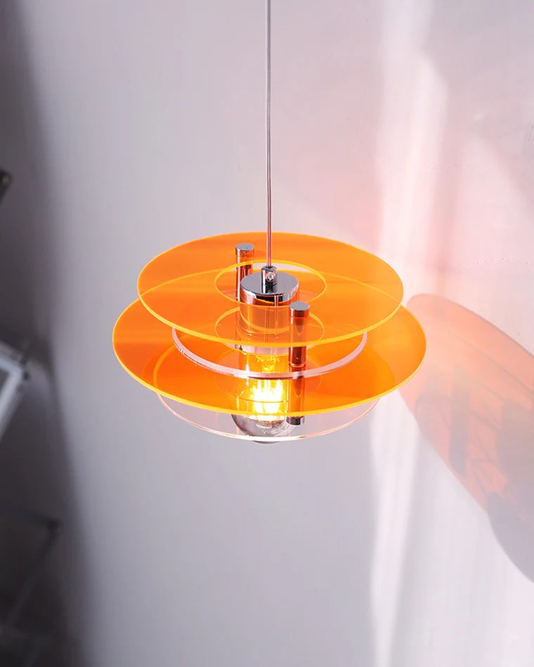 WOMO Space Age Flying Saucer Pendant Light-WM2098 - Image 7