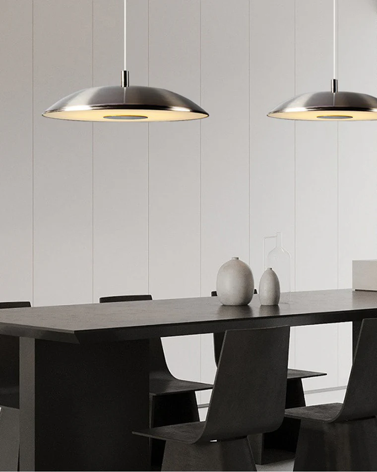 WOMO Chrome Flying Saucer Pendant Light-WM2727 - Image 8
