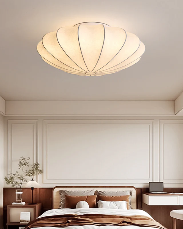 WOMO Flying Saucer Silk Flush Mount Ceiling Light-WM1113 - Image 6