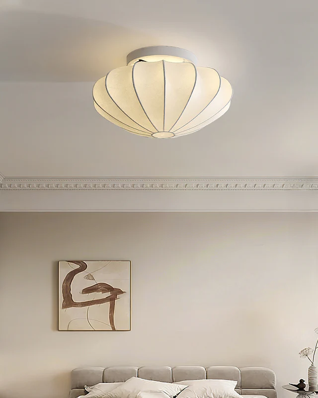 WOMO Flying Saucer Silk Flush Mount Ceiling Light-WM1113 - Image 7