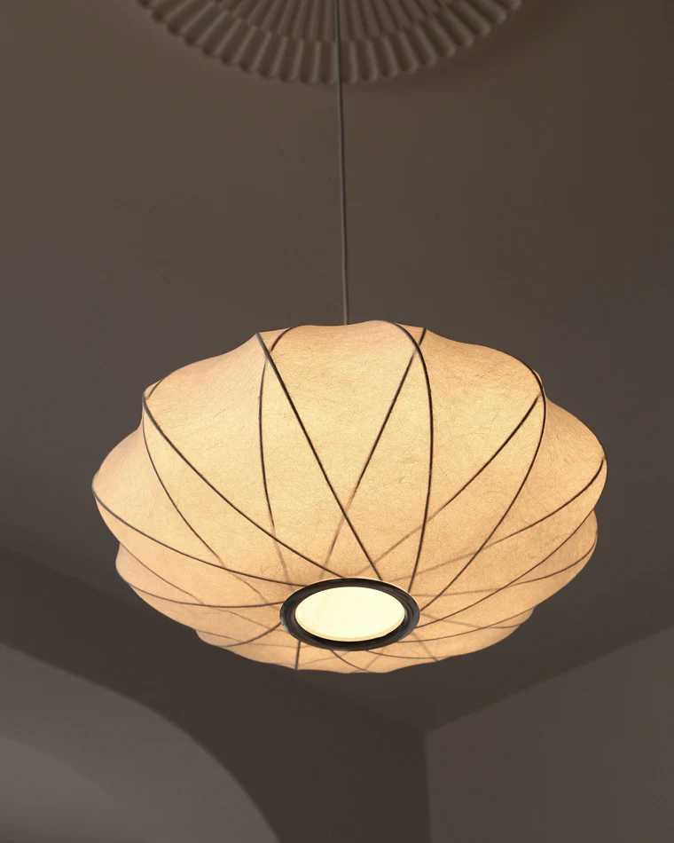 WOMO Flying Saucer Silk Pendant Light-WM2535 - Image 10