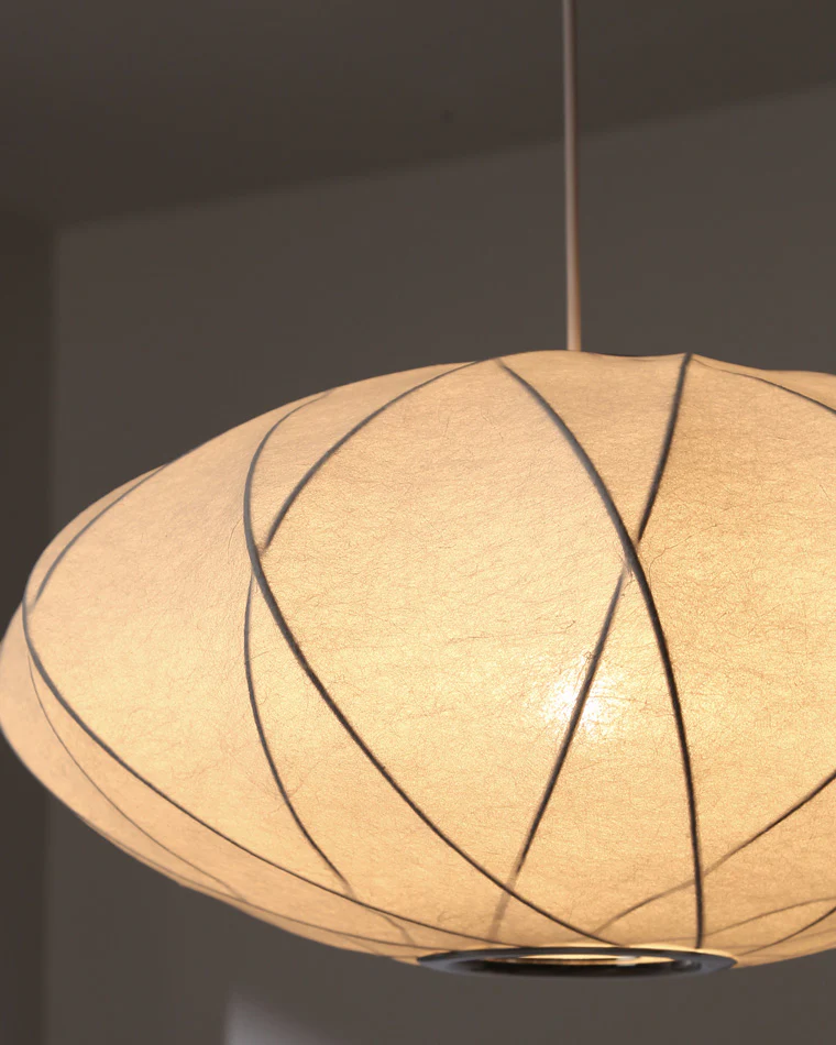 WOMO Flying Saucer Silk Pendant Light-WM2535 - Image 11