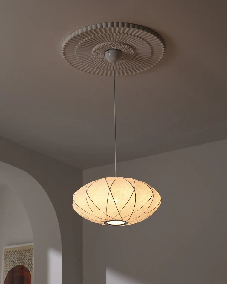WOMO Flying Saucer Silk Pendant Light-WM2535 - Image 13