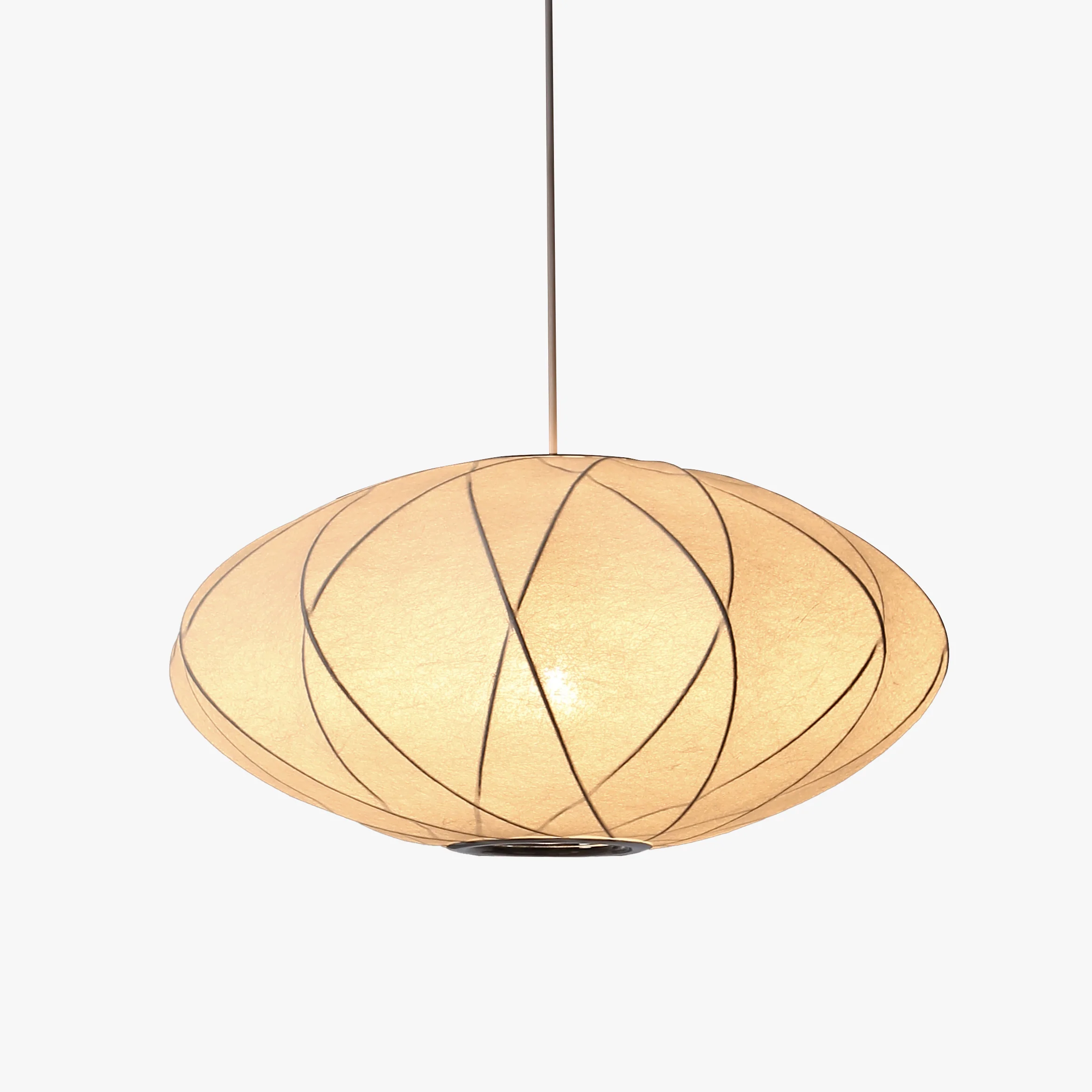 WOMO Flying Saucer Silk Pendant Light-WM2535 - Image 19