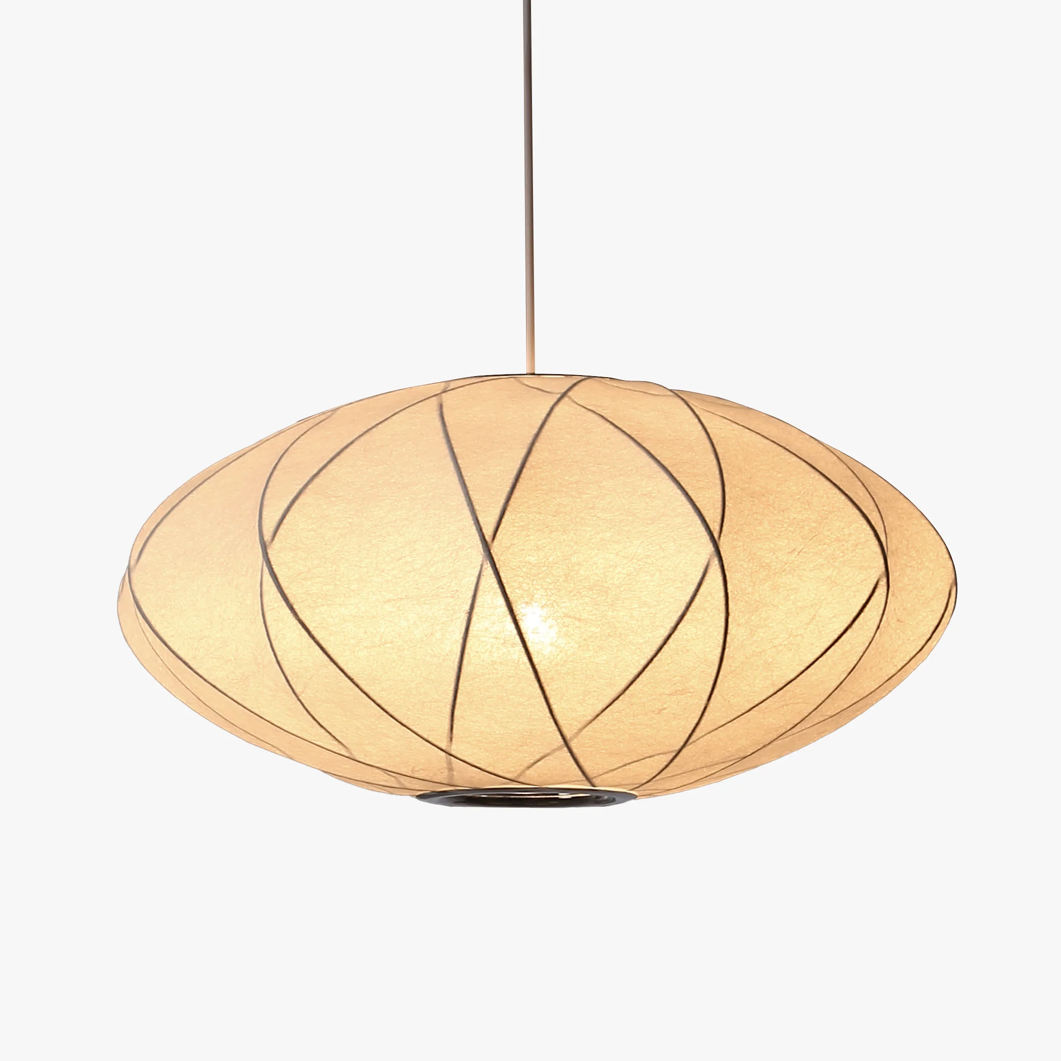 WOMO Flying Saucer Silk Pendant Light-WM2535 - Image 21