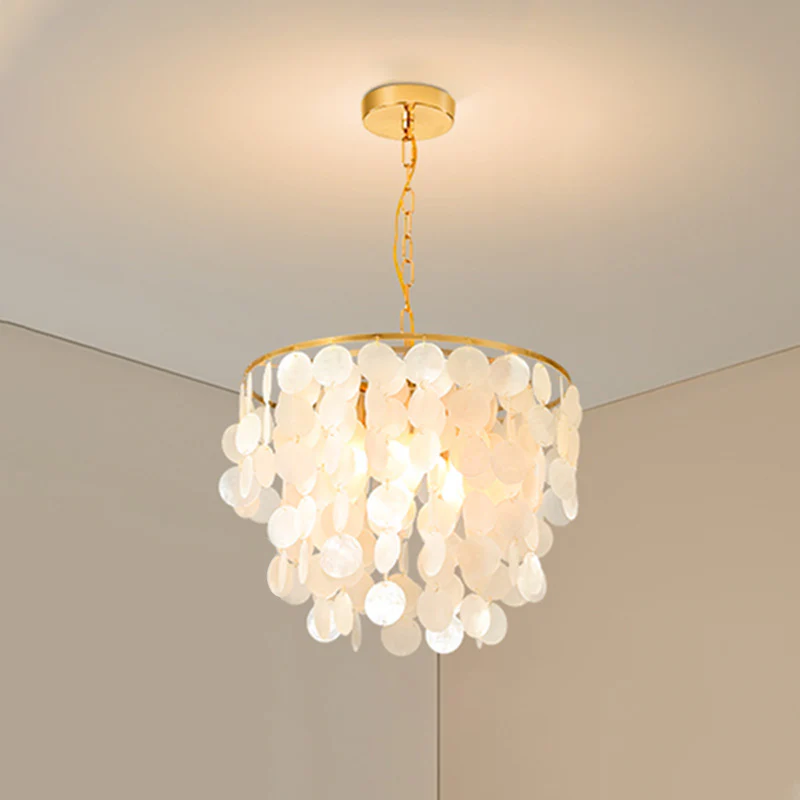 WOMO Capiz Round Chandelier-WM2474 - Image 17