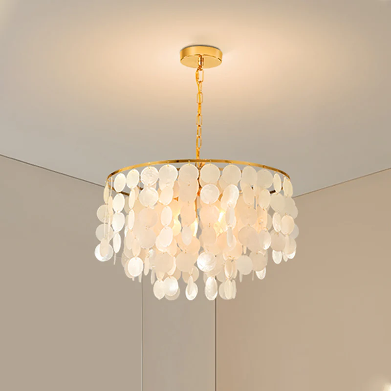 WOMO Capiz Round Chandelier-WM2474 - Image 19
