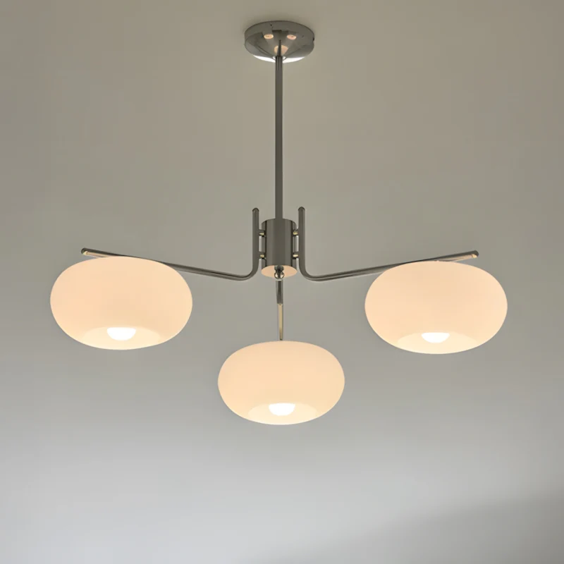 WOMO Frosted Glass Arm Chandelier-WM2797 - Image 8