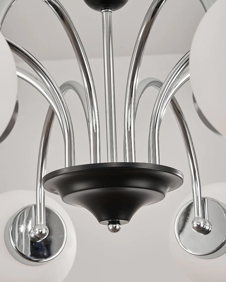 WOMO Frosted Glass Globe Chandelier-WM2304 - Image 15