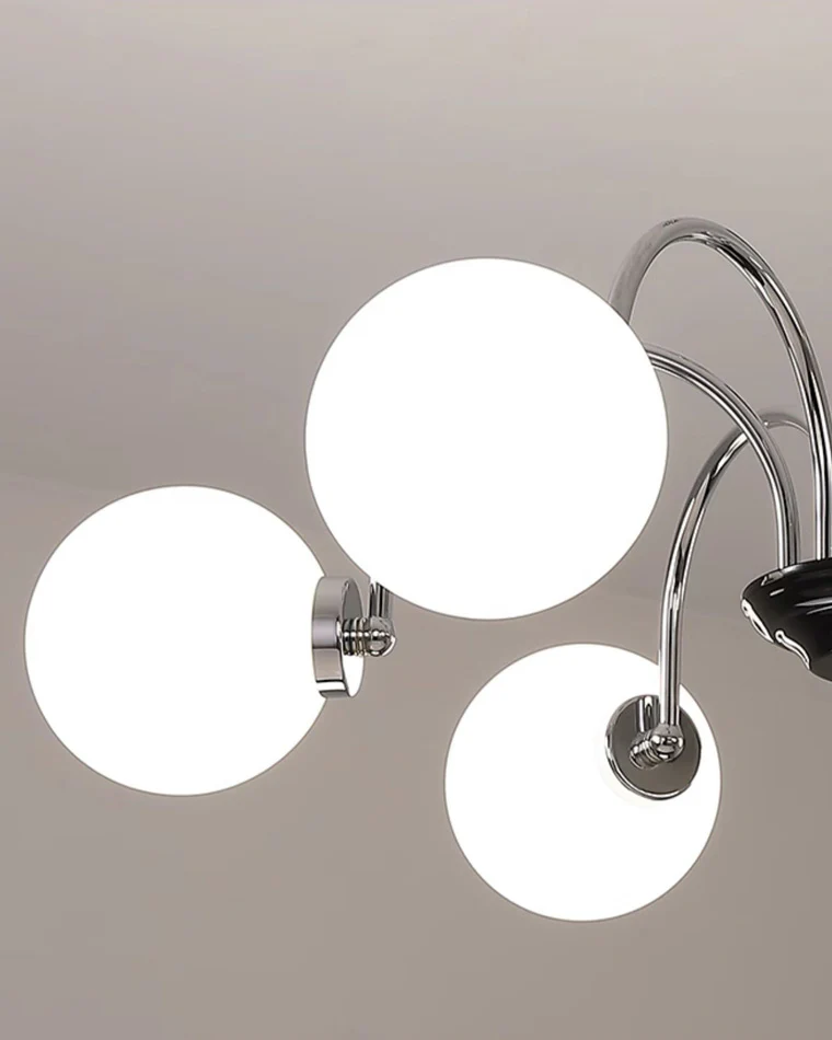 WOMO Frosted Glass Globe Chandelier-WM2304 - Image 16