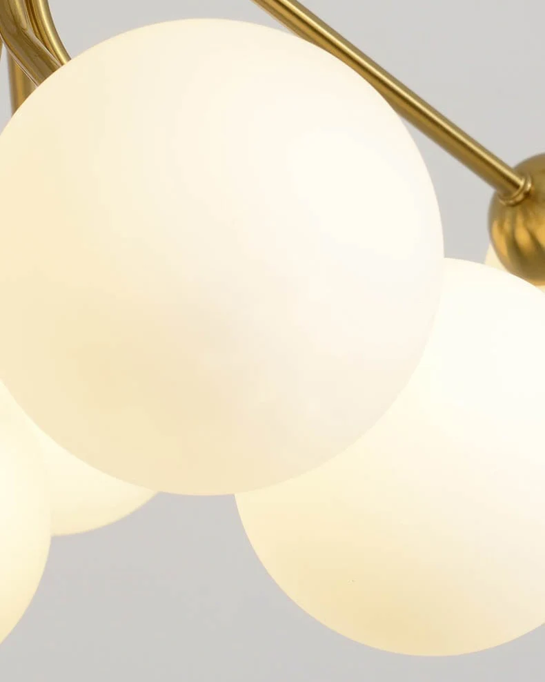 WOMO Frosted Glass Globe Chandelier-WM2915 - Image 10