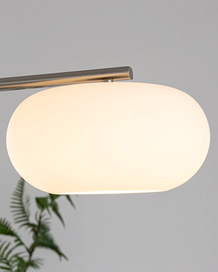 WOMO Frosted Glass Linear Chandelier-WM2798 - Image 10