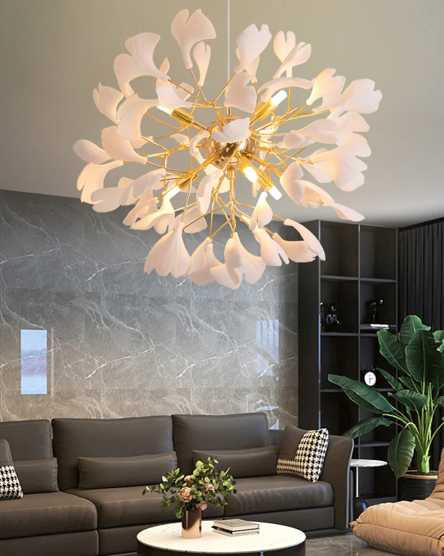 WOMO Gingko Globe Chandelier-WM2431 - Image 10