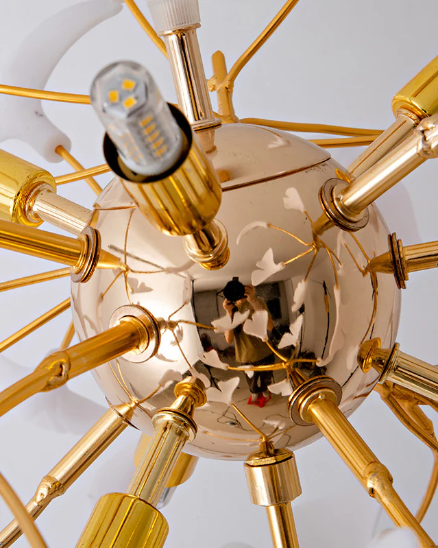 WOMO Gingko Globe Chandelier-WM2431 - Image 14
