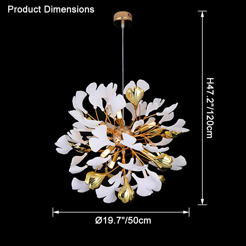 WOMO Gingko Globe Chandelier-WM2431 - Image 16