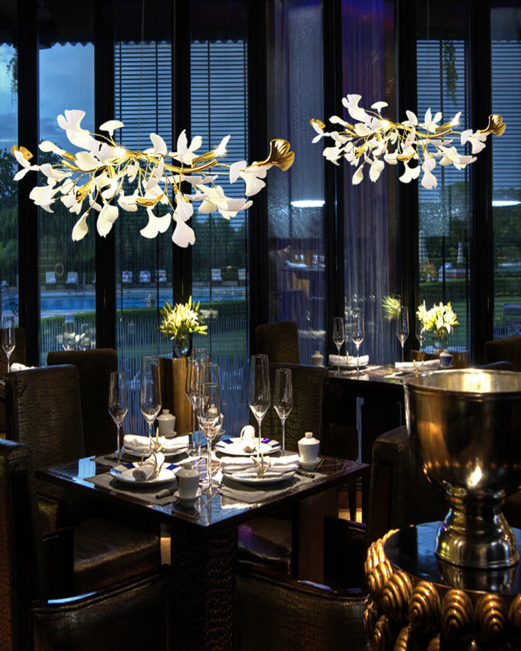 WOMO Gingko Linear Chandelier-WM2432 - Image 13