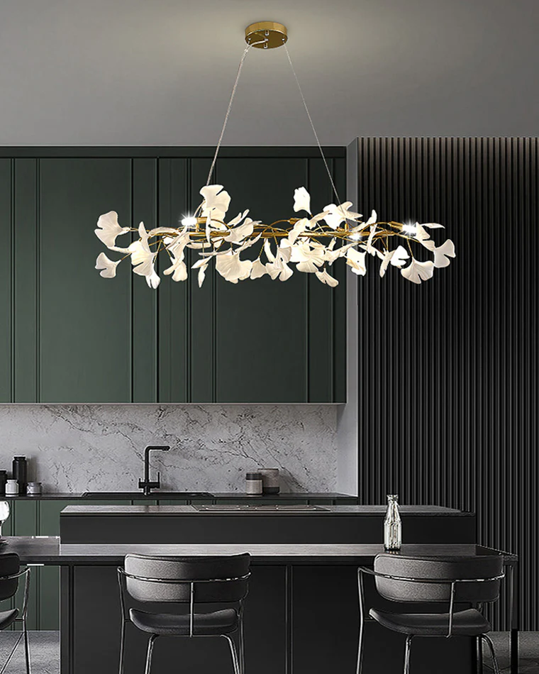 WOMO Gingko Linear Chandelier-WM2413 - Image 4