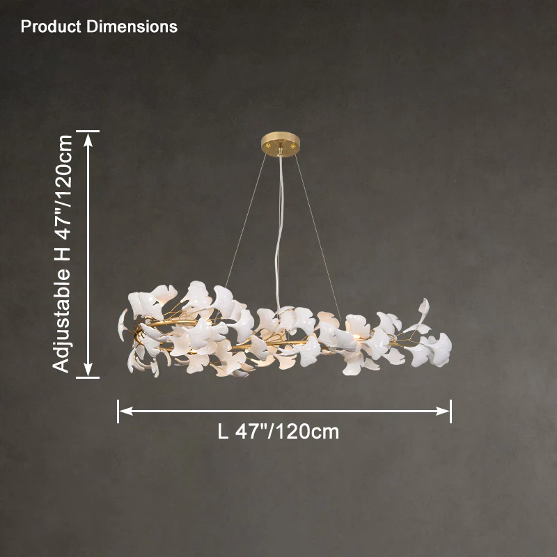 WOMO Gingko Linear Chandelier-WM2415 - Image 6