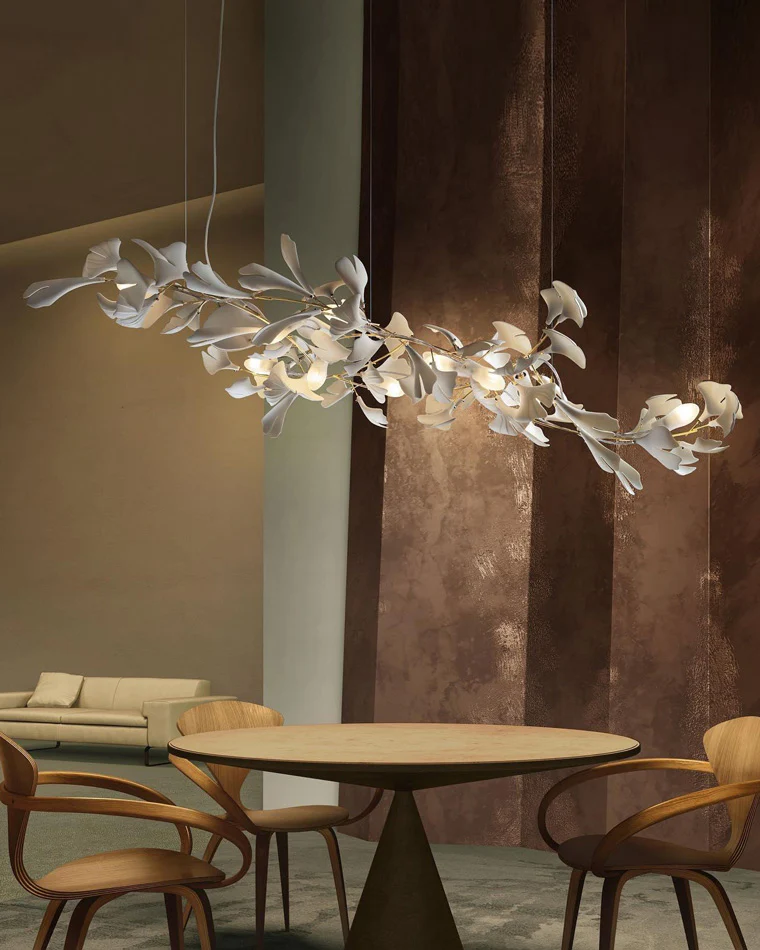 WOMO Gingko Long Chandelier-WM2430 - Image 3