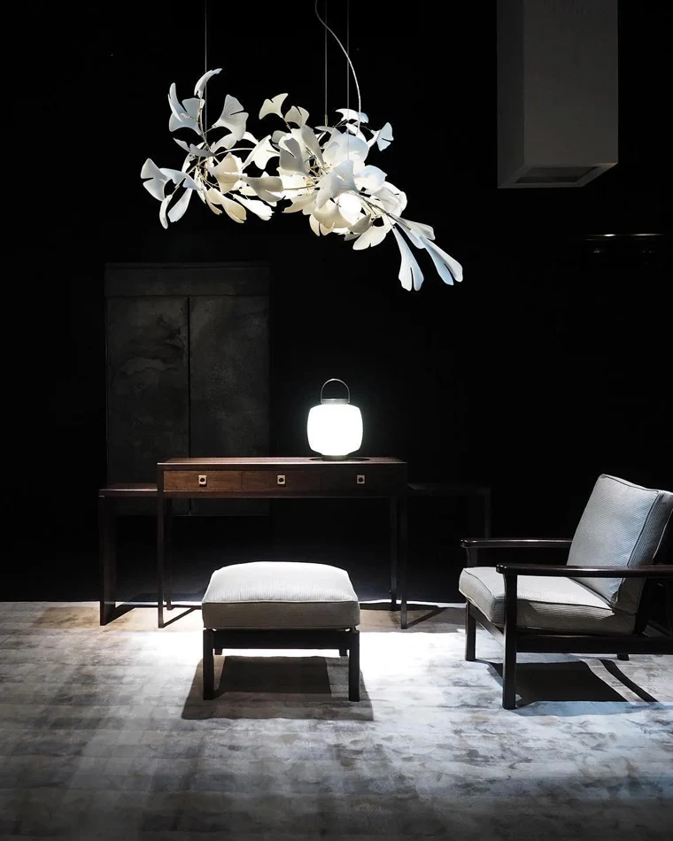 WOMO Gingko Long Chandelier-WM2430 - Image 5
