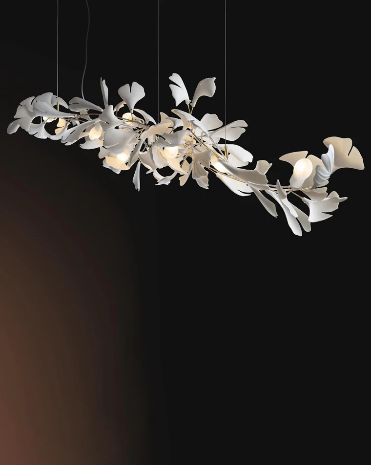 WOMO Gingko Long Chandelier-WM2430 - Image 6