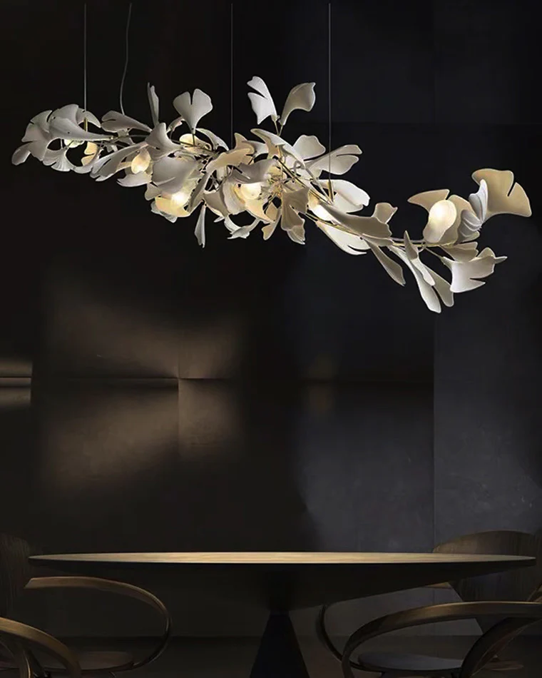 WOMO Gingko Long Chandelier-WM2430 - Image 8
