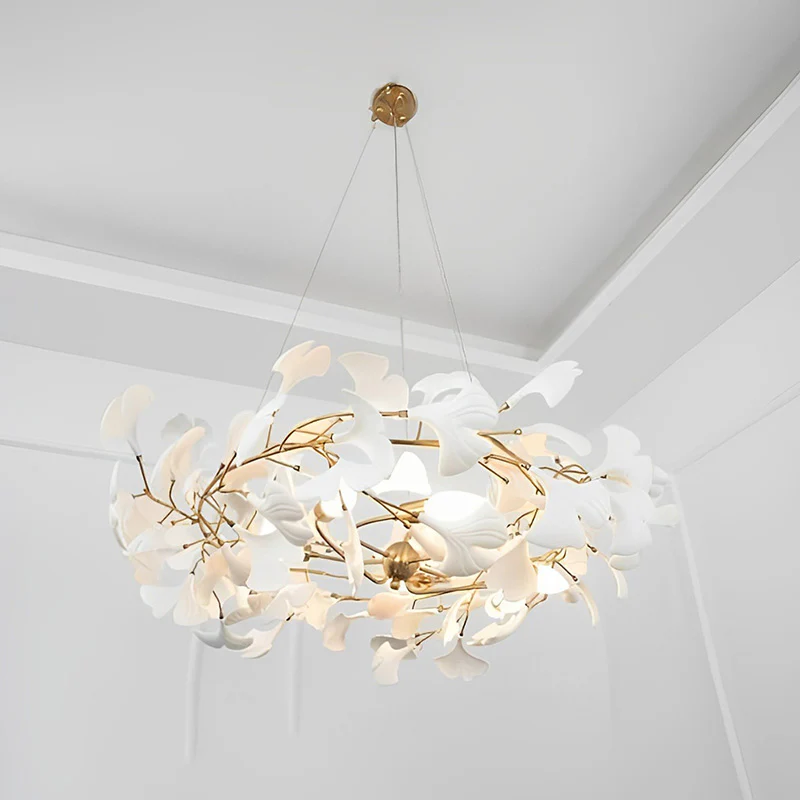 WOMO Gingko Round Chandelier-WM2418 - Image 7
