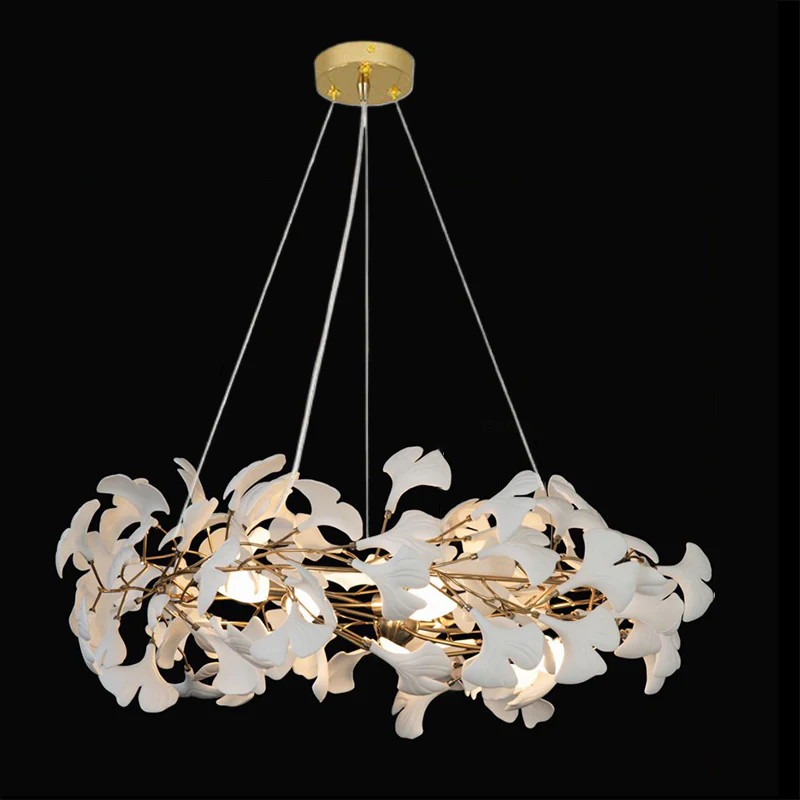WOMO Gingko Round Chandelier-WM2418 - Image 9