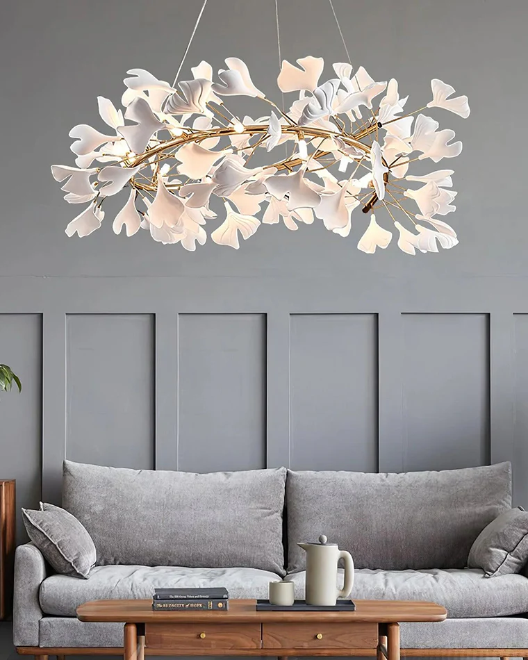 WOMO Gingko Spiral Chandelier-WM2416 - Image 10