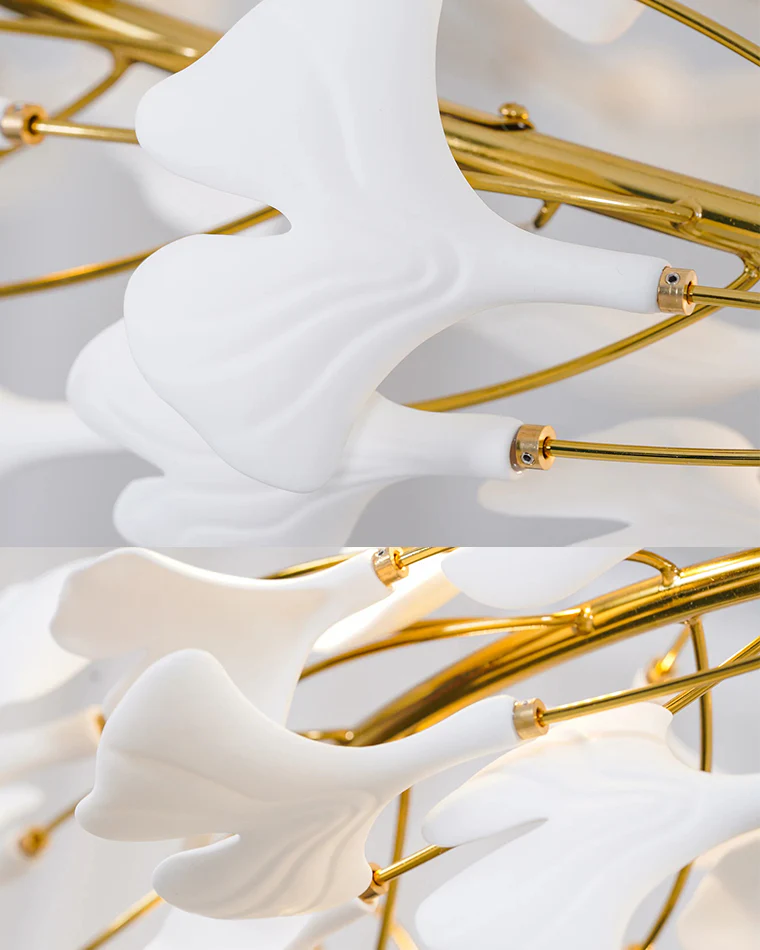 WOMO Gingko Spiral Chandelier-WM2416 - Image 11