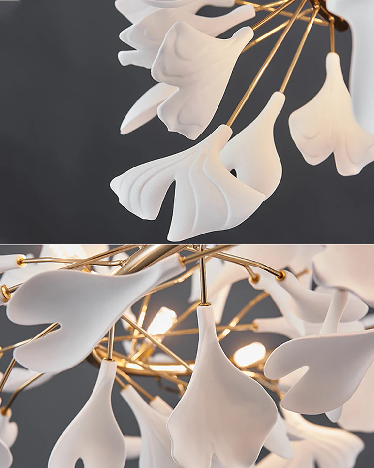 WOMO Gingko Spiral Chandelier-WM2416 - Image 14
