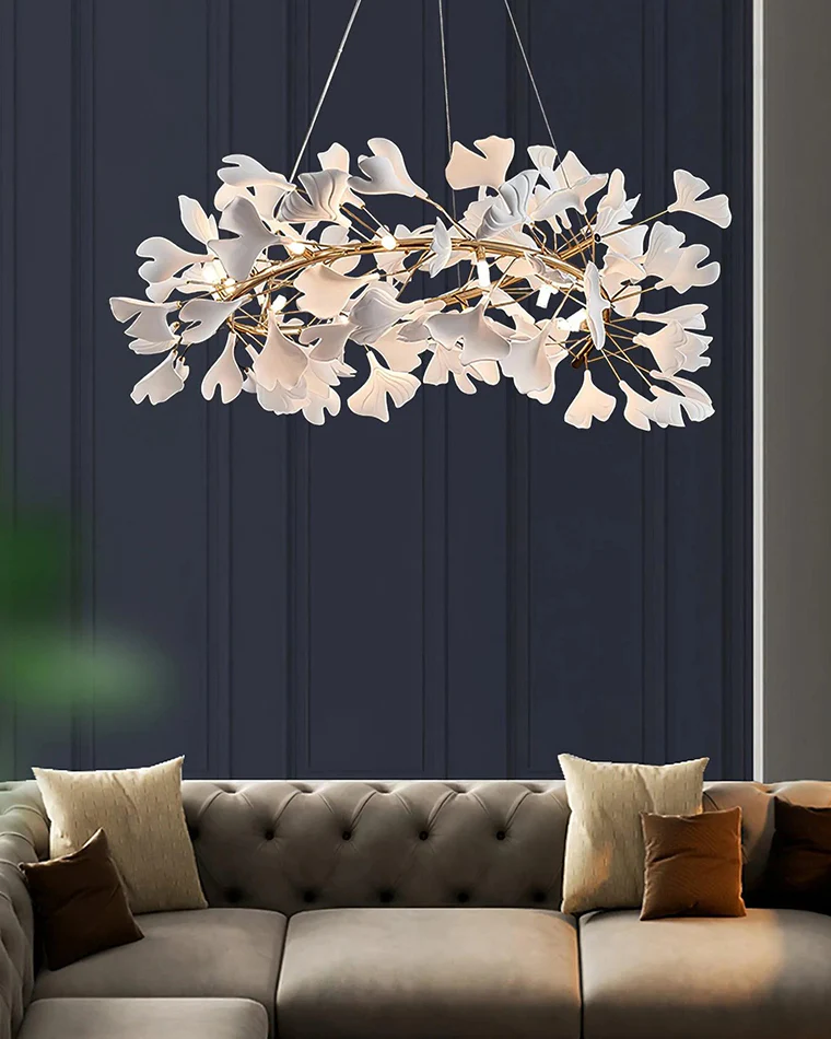 WOMO Gingko Spiral Chandelier-WM2416 - Image 4