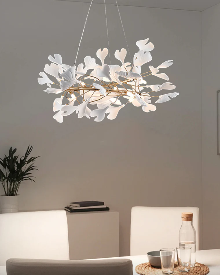 WOMO Gingko Spiral Chandelier-WM2416 - Image 5