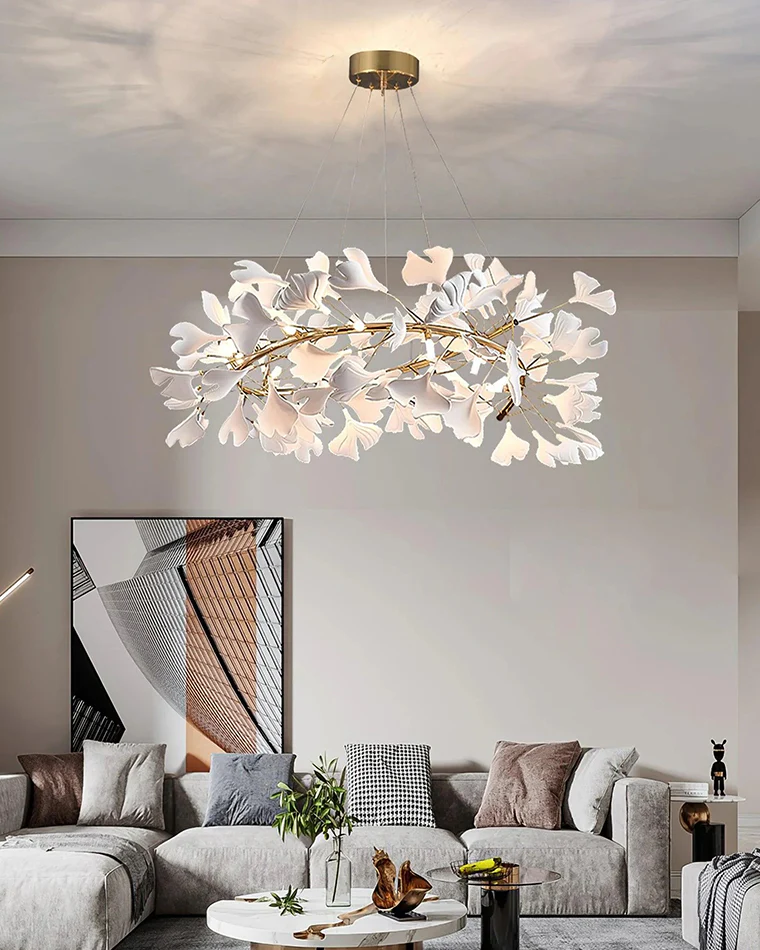 WOMO Gingko Spiral Chandelier-WM2416 - Image 7