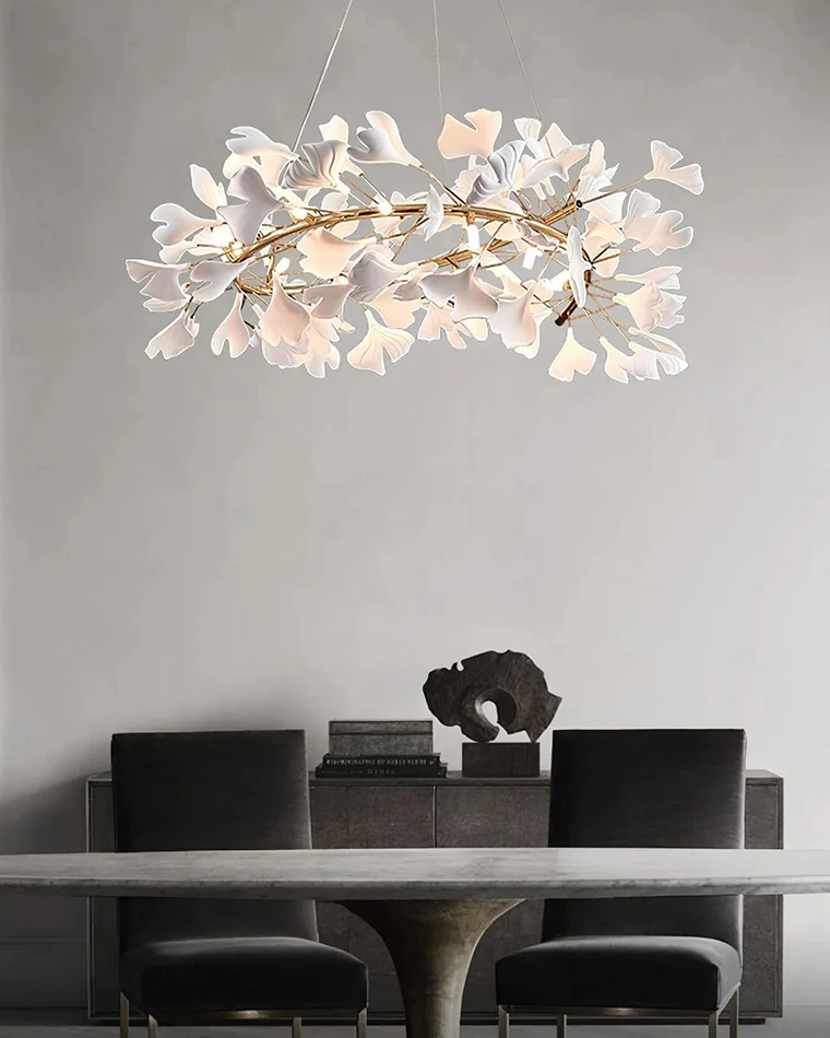 WOMO Gingko Spiral Chandelier-WM2416 - Image 8