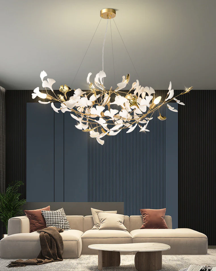 WOMO Gingko Ceramic Chandelier-WM2411 - Image 3