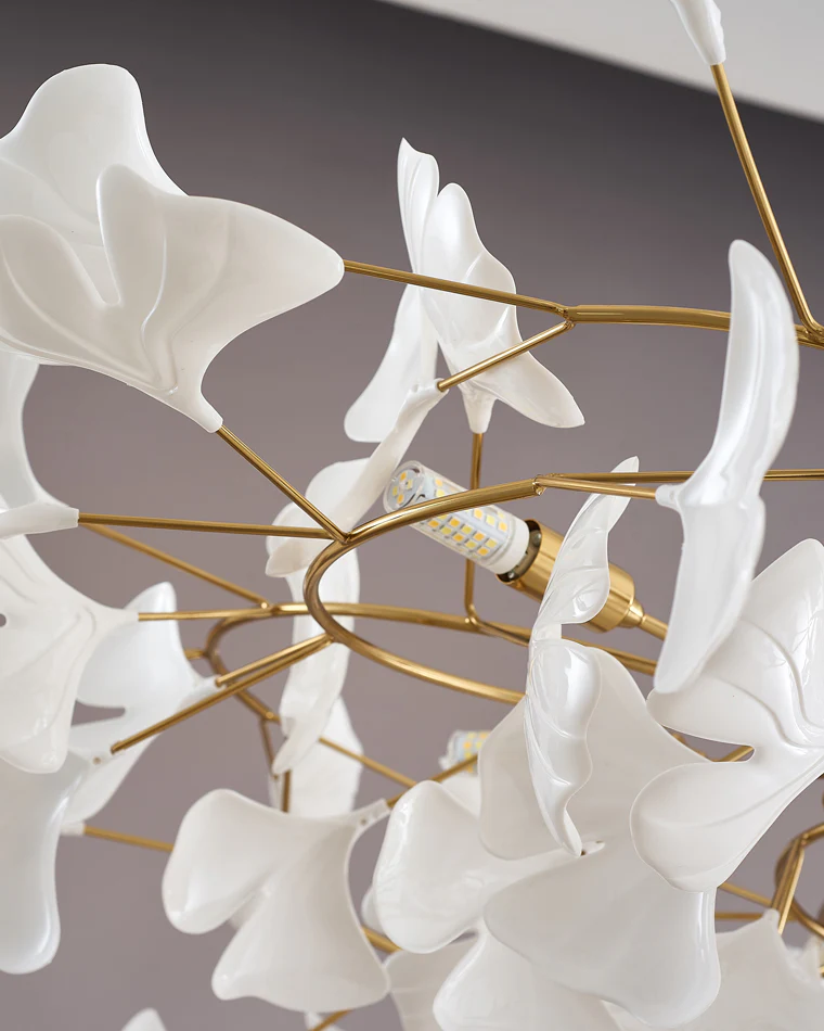 WOMO Gingko Leaf Chandelier-WM2205 - Image 16