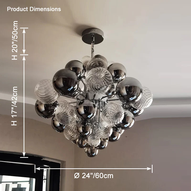 WOMO Glass Bubble Chandelier-WM2456 - Image 19