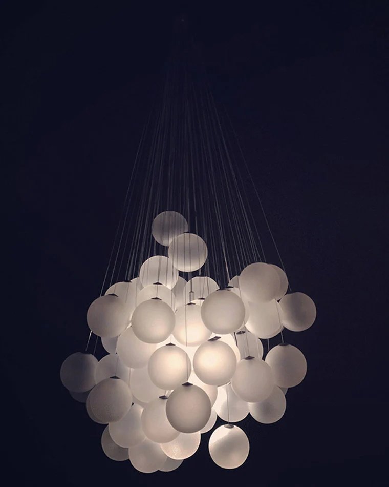 WOMO Cluster Glass Bubble Chandelier-WM2471 - Image 7