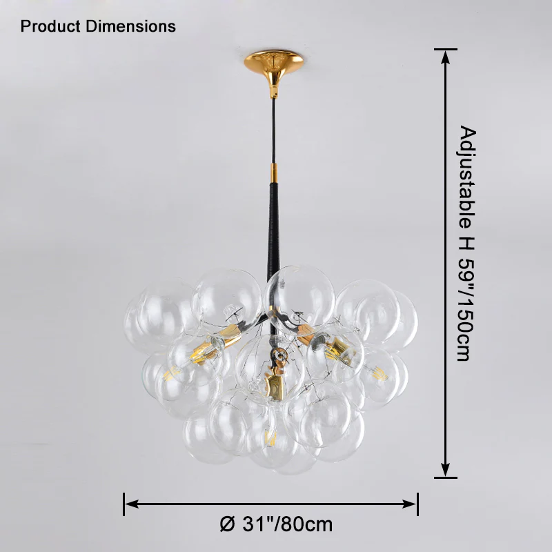 WOMO Glass Bubble Chandelier -WM2586 - Image 18