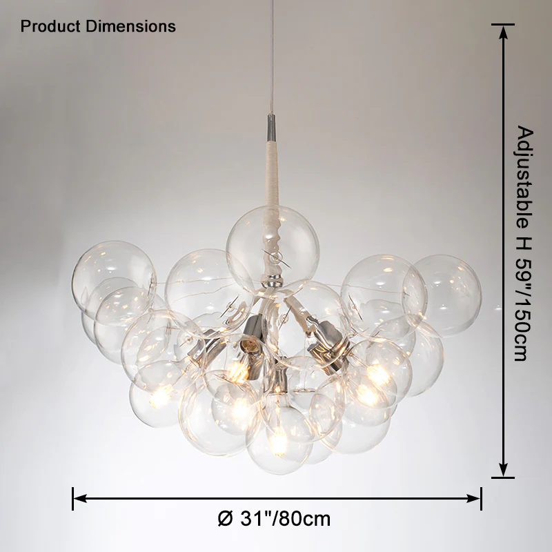 WOMO Glass Bubble Chandelier -WM2586 - Image 24