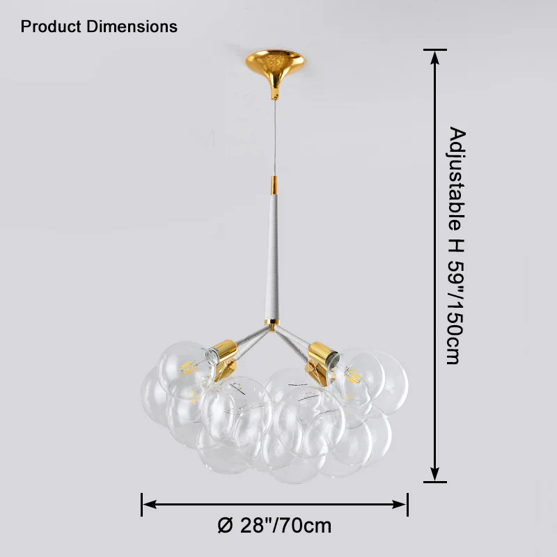 WOMO Glass Bubble Chandelier -WM2586 - Image 28