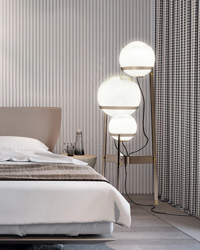WOMO Glass Bubble Floor Lamp-WM7106 - Image 2