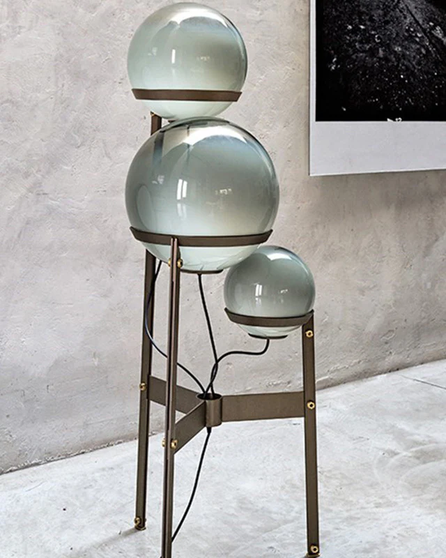 WOMO Glass Bubble Floor Lamp-WM7106 - Image 3