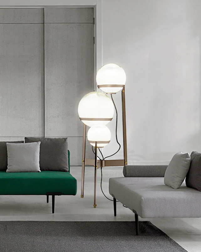WOMO Glass Bubble Floor Lamp-WM7106 - Image 4