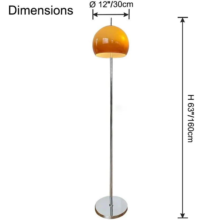 WOMO Glass Dome Floor Lamp-WM7120 - Image 30