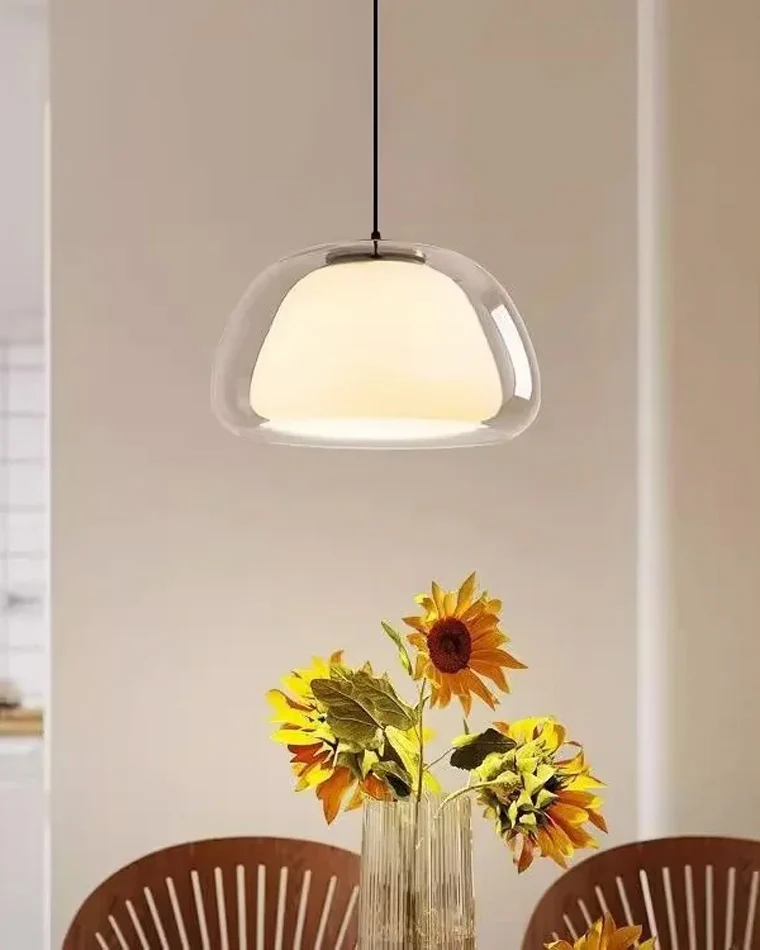 WOMO Glass Dome Pendant Light-WM2537 - Image 10