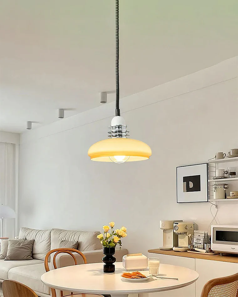 WOMO Glass Dome Pull down Pendant Light-WM2582 - Image 9